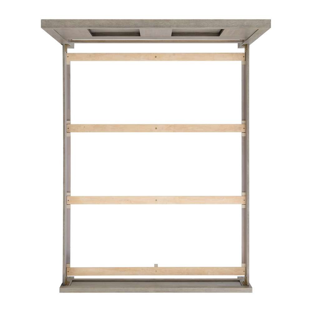 Picket House Furnishings - Argo Queen Panel Bed with LED in Grey - B-9770-3-QBL veiw 3