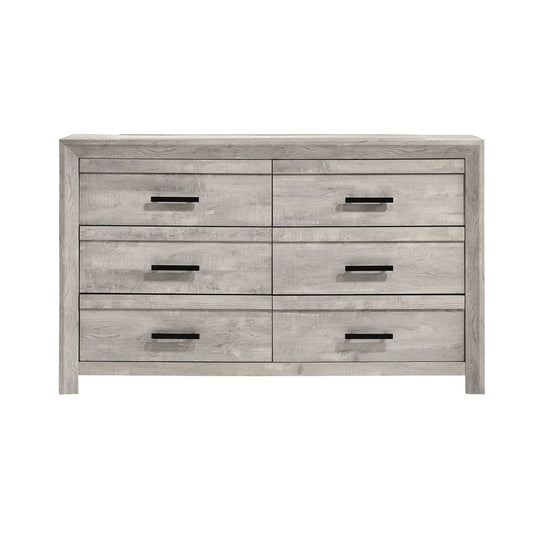 Picket House Furnishings - Ashford 6-Drawer Dresser in White - EL700DRZS view 2