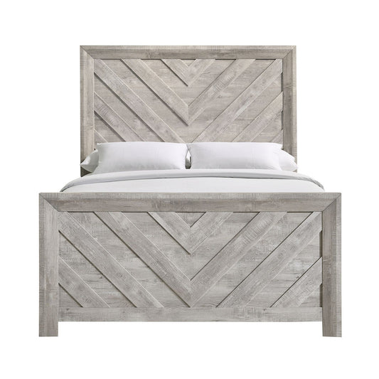 Picket House Furnishings - Ashford Full Bed in White - EL700FBZS view 2