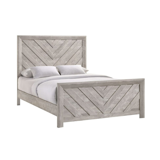 Picket House Furnishings - Ashford Queen Panel 3PC Bedroom Set in White - EL700QBZS3PC view 2