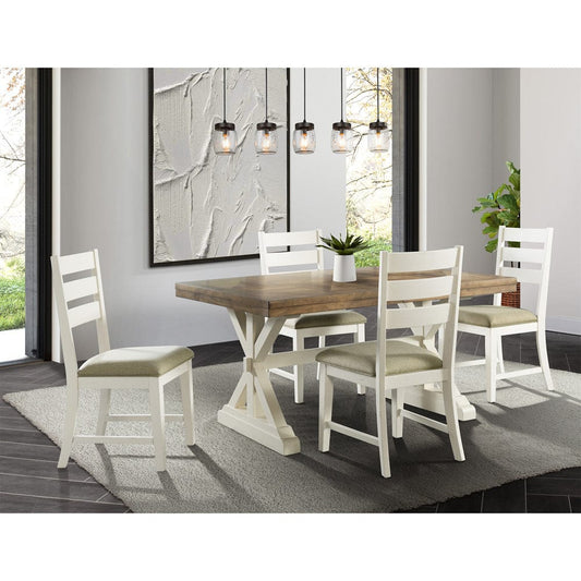 Picket House Furnishings - Barrett Rectangle 5PC Dining Set-Table and Four Chairs - DPK100RK5PC view 2