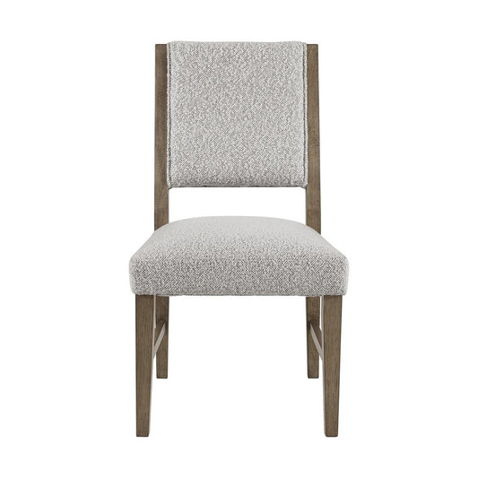 Picket House Furnishings - Bassett Dining Side Chair with Light Grey Boucle Fabric in Oak (2 Per Carton) - D-10560-5-SC veiw 2