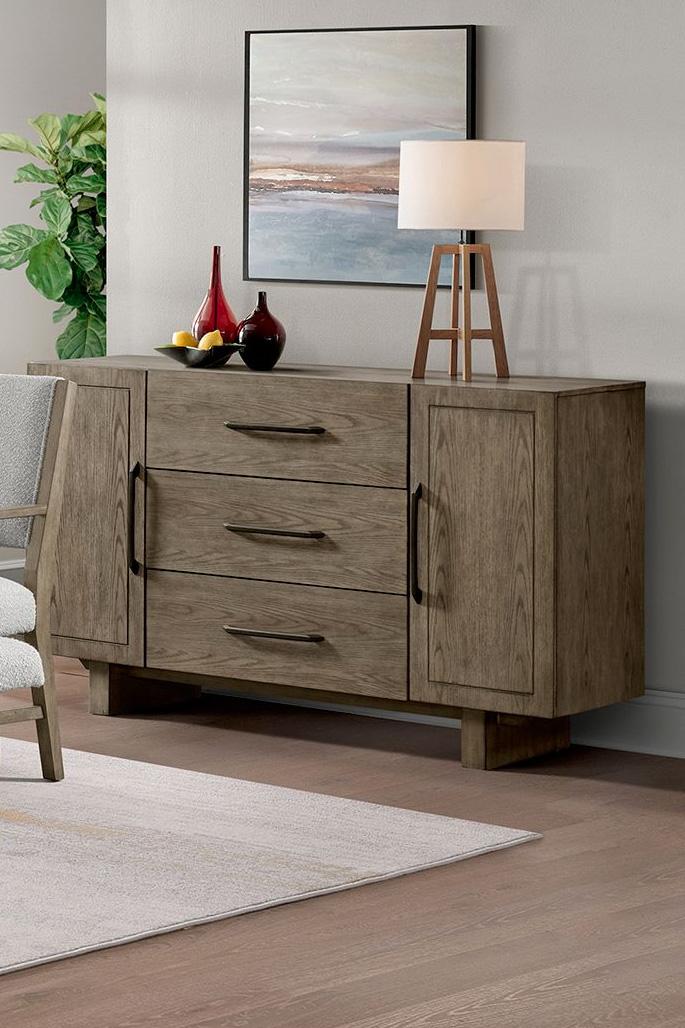 Picket House Furnishings - Bassett Server in Oak - D-10560-5-SV veiw 3