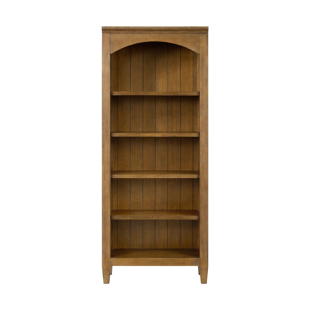 Picket House Furnishings - Beth Open Bookcase in Brown Oak - H-15970-6-BC1 veiw 2
