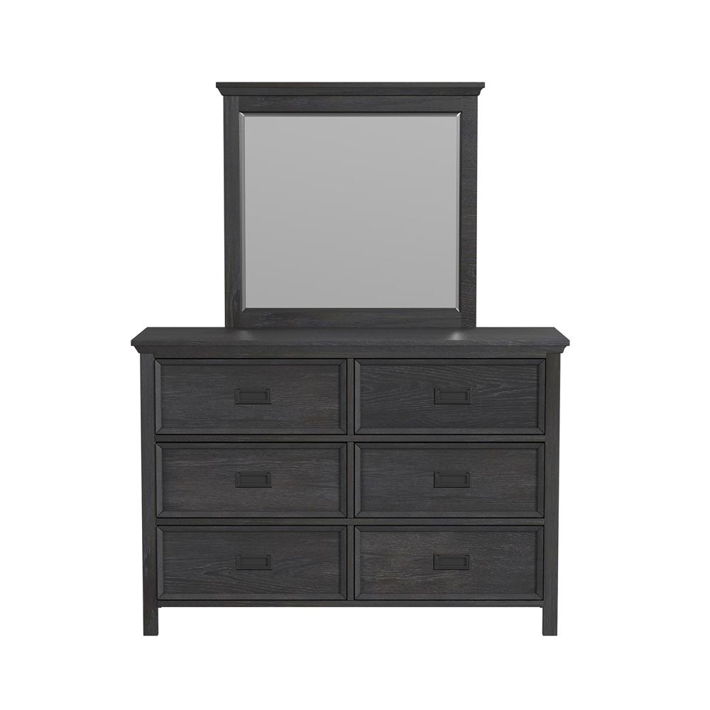 Picket House Furnishings - Brooklyn Kids Dresser and Mirror Set in Charcoal - Y-15760-8-DRMR veiw 2
