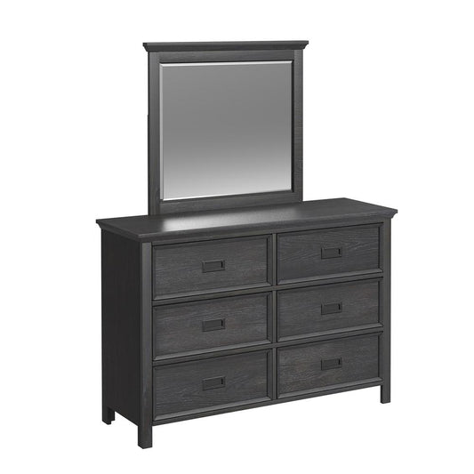 Picket House Furnishings - Brooklyn Kids Full Bookcase 5PC Bedroom Set in Charcoal - Y-15760-8-FB-5PC veiw 2