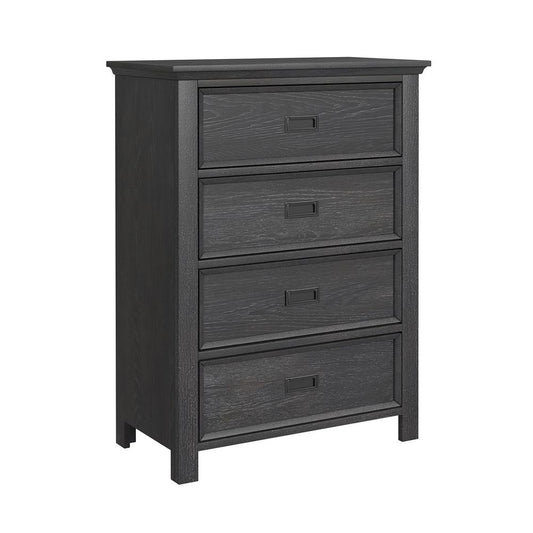 Picket House Furnishings - Brooklyn Kids Twin Loft with Ladder and Desk with Speaker 3PC Bedroom Set in Charcoal - Y-15760-8-L1-3PC veiw 2