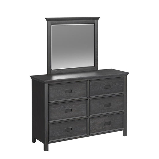 Picket House Furnishings - Brooklyn Kids Twin Loft with Ladder and Desk with Speaker 5PC Bedroom Set in Charcoal - Y-15760-8-L1-5PC veiw 2