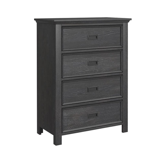Picket House Furnishings - Brooklyn Kids Twin Loft with Staircase and Desk with Speaker 3PC Bedroom Set in Charcoal - Y-15760-8-L2-3PC veiw 2