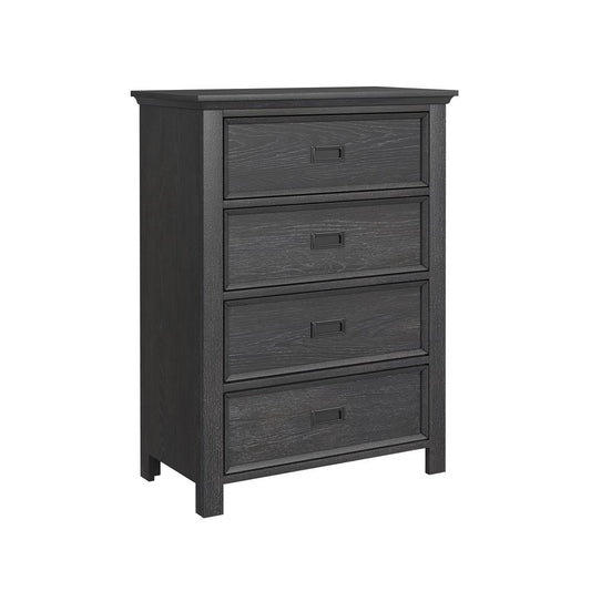 Picket House Furnishings - Brooklyn Kids Twin Over Full Bunk with Ladder 3PC Bedroom Set in Charcoal - Y-15760-8-B4-3PC veiw 2