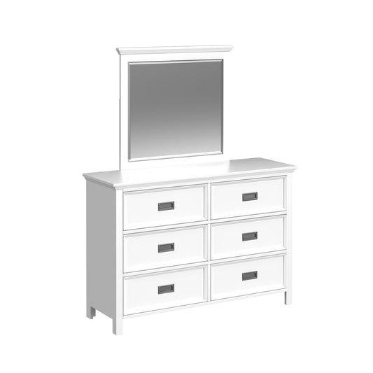 Picket House Furnishings - Brooklyn Kids Twin Over Twin Bunk with Ladder and Trundle 5PC Bedroom Set in White - Y-15760-7-B2-5PC veiw 2