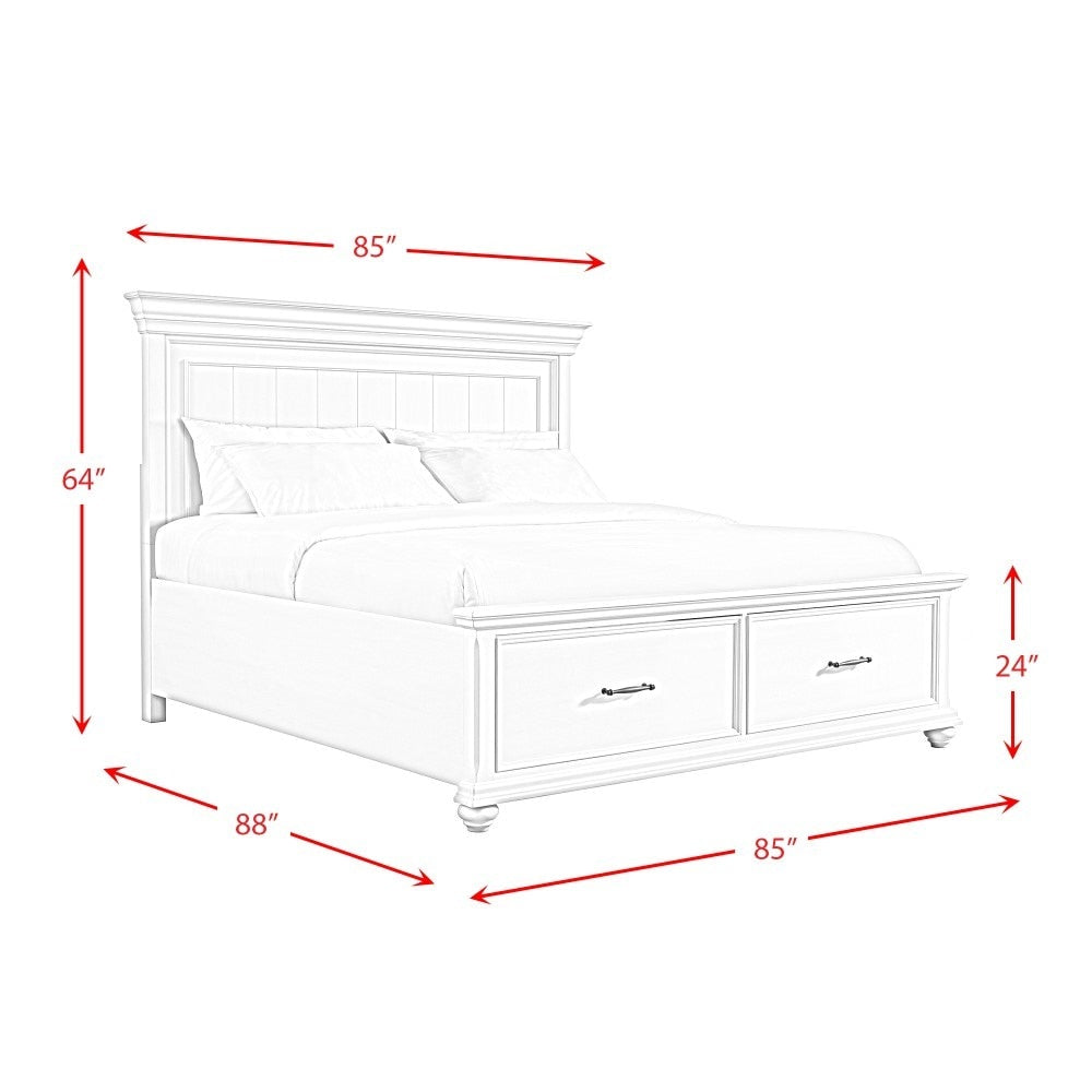 Picket House Furnishings - Brooks King Platform Storage Bed in Black - SR850KB veiw 11