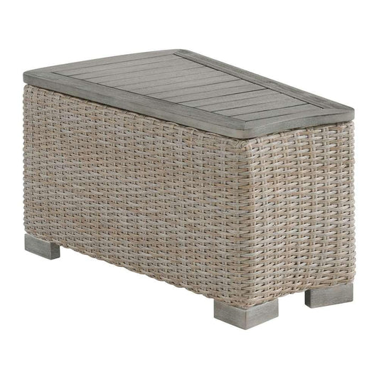 Picket House Furnishings - Camal Wedge Console - TanPillows - O-10880-5-CSL veiw 2