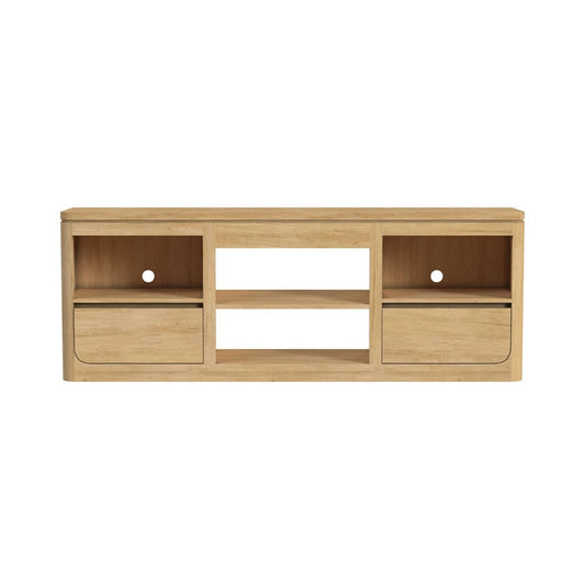 Picket House Furnishings - Camelot 71" TV Console without Fireplace Insert in Natural - LA-16860-6-TV1 view 2