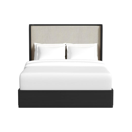 Picket House Furnishings - Camelot Queen UPH Bed in Black - B-16860-8-QB view 2