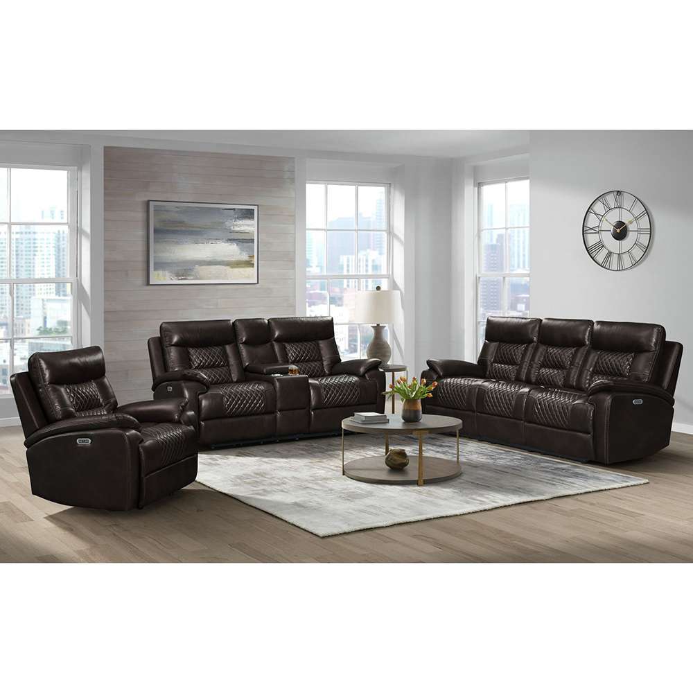 Picket House Furnishings - Campo 3PC Living Room Set in Pebble Brown-Sofa,Loveseat & Recliner - U-4760-8200-3PC veiw 3