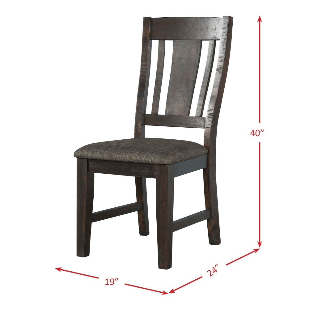 Picket House Furnishings - Carter Side Chair in Dark Gray (Set of 2) - DCS100SC veiw 8