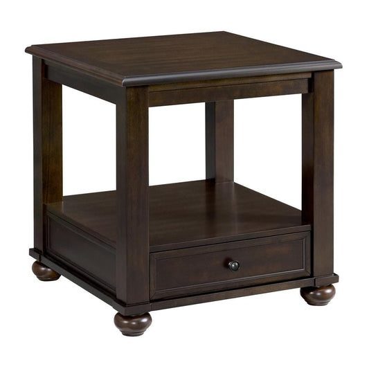 Picket House Furnishings - Chad 2PC Occasional Table Set in Cherry-Rectangular Lift-Top Coffee Table & End Table - T-15740-5-RC-2PC veiw 2