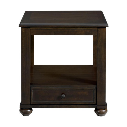 Picket House Furnishings - Chad End Table in Cherry - T-15740-5-ET veiw 2