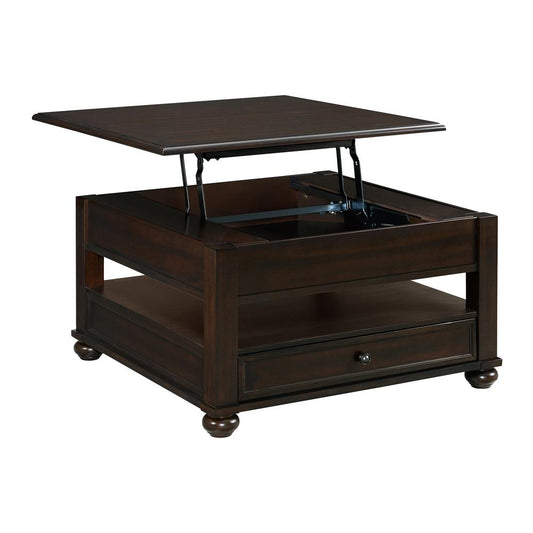 Picket House Furnishings - Chad Square Lift-Top Coffee Table w/ Casters in Cherry - T-15740-5-SCT veiw 2