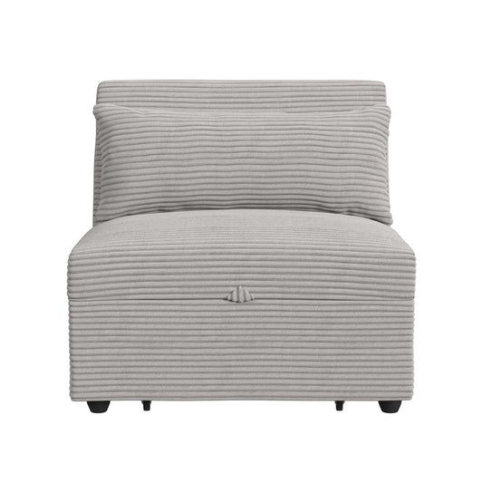 Picket House Furnishings - Charon Chair with kidney pillow, Klik Klak and Pop up in Coronado Grey - U-16540-11803-102 view 2