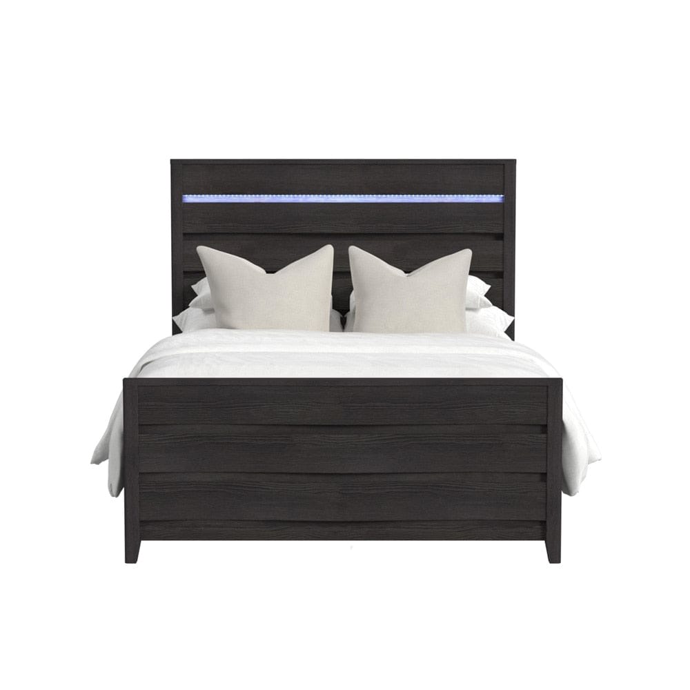 Picket House Furnishings - Chett Full Bed with LED in Black - B-15990-8-FBL veiw 2