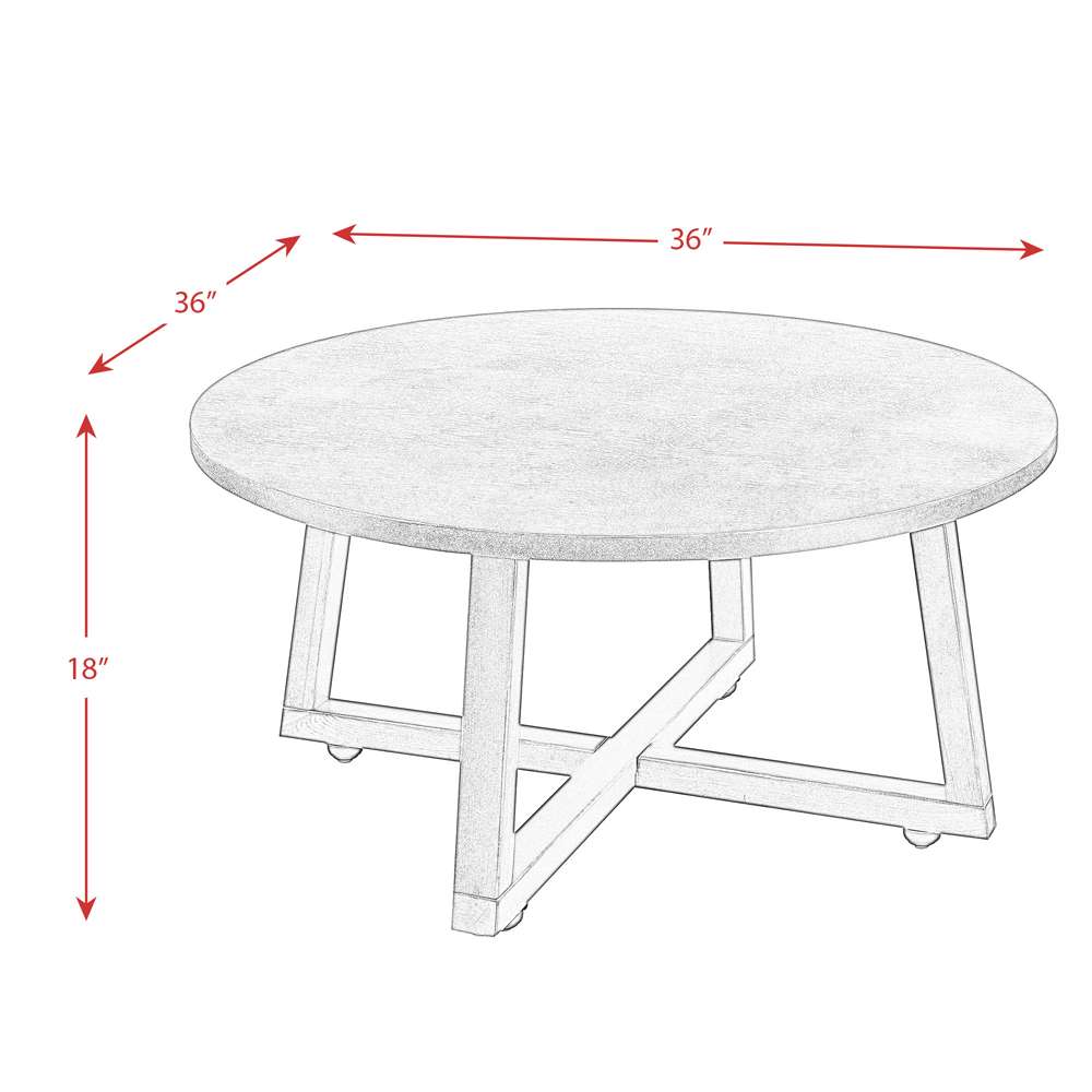 Picket House Furnishings - Coffee Table & Two End Tables Set - CID500TPK veiw 5