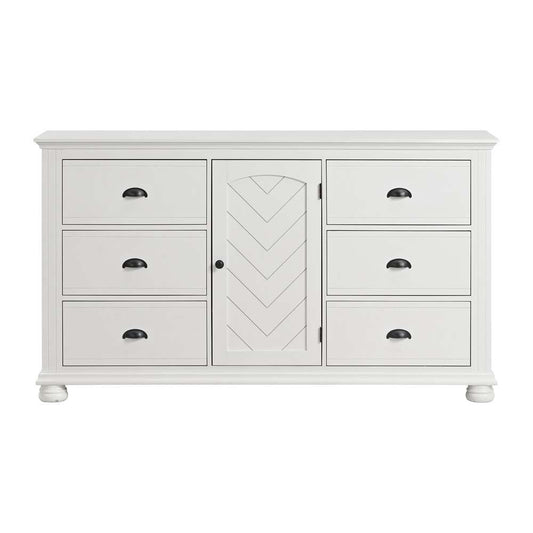 Picket House Furnishings - Conaughey 6-Drawer Dresser in White - B-9340-7-DR veiw 2