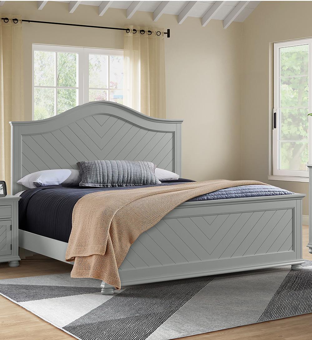 Picket House Furnishings - Conaughey Full Panel Bed in Grey - B-9340-3-FB veiw 3