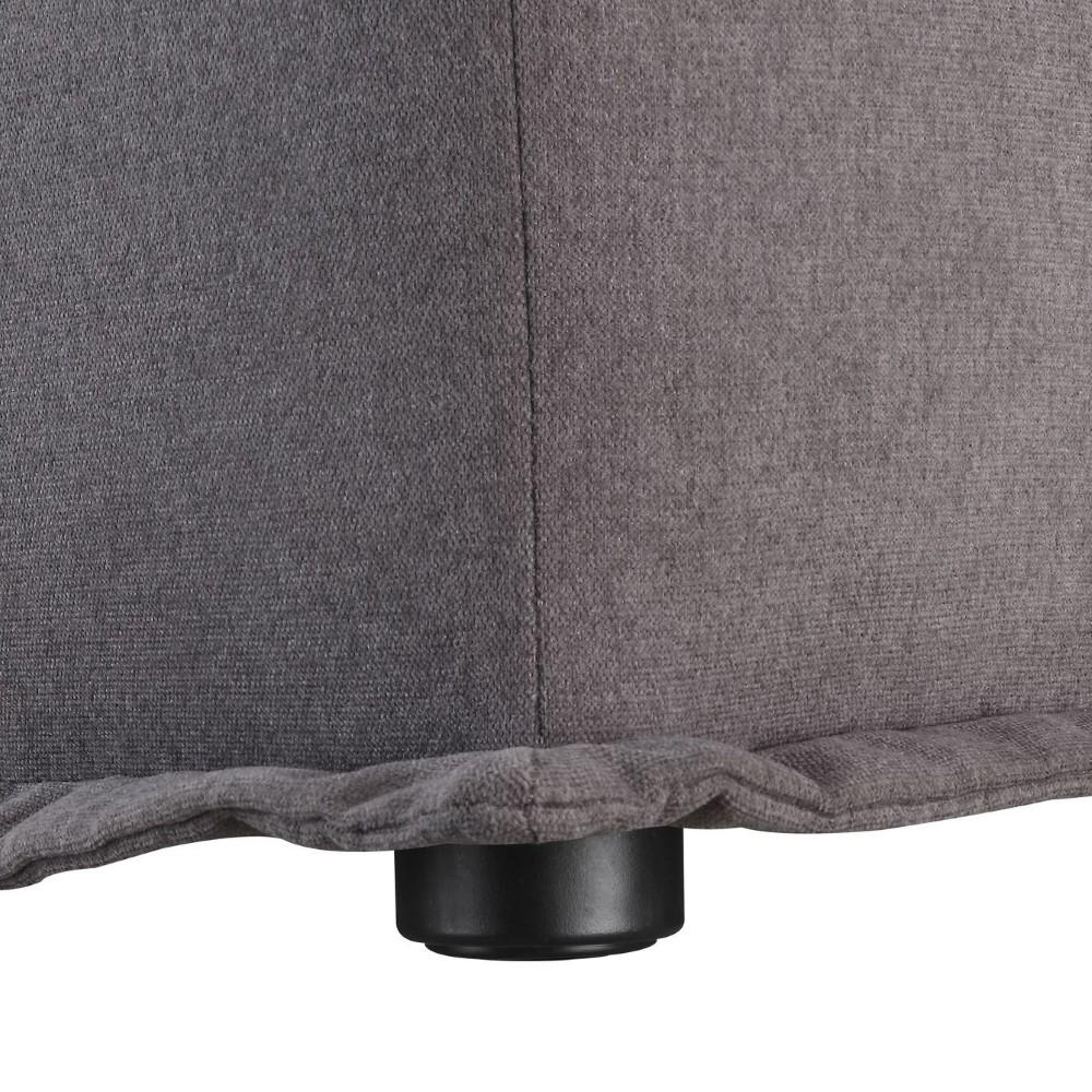 Picket House Furnishings - Cube Modular Seating 5pc Sectional In Charcoal - UPX5265PC veiw 7