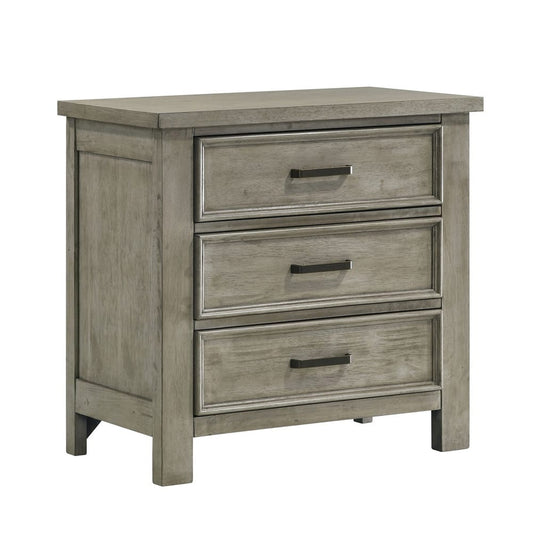 Picket House Furnishings - Damen King Storage 3PC Bedroom Set in Drift Grey - SV300KBNS2 view 2