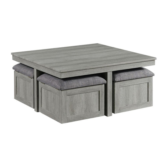 Picket House Furnishings - Dawson 2PC Occasional Set in Grey - CTUT1002PC veiw 2