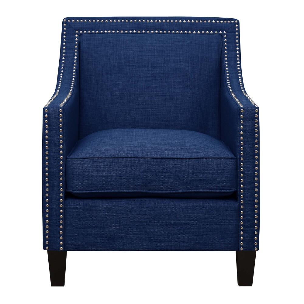 Picket House Furnishings - Emery Chair & Ottoman in Blue - UER0802PC veiw 3