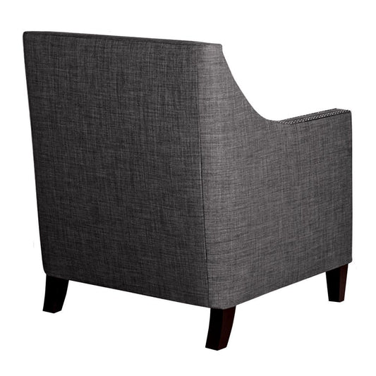 Picket House Furnishings - Emery Chair & Ottoman in Charcoal - UER0902PC veiw 2