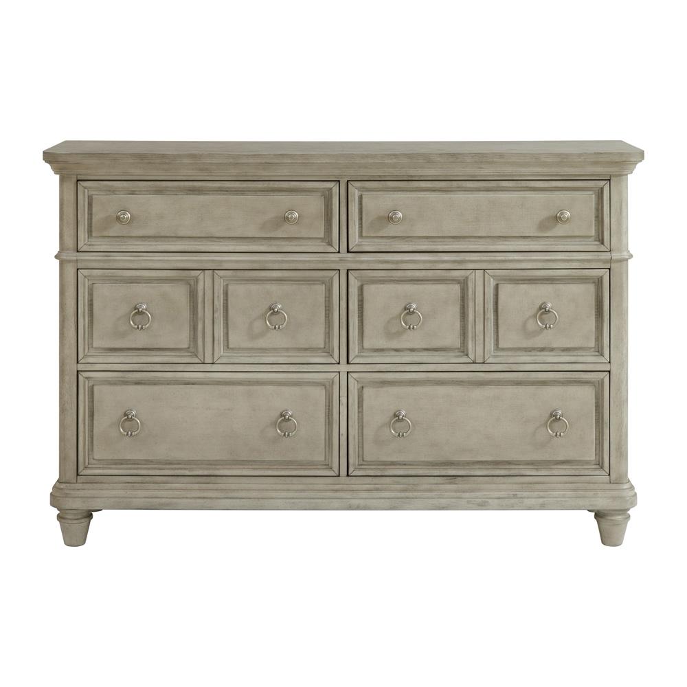 Picket House Furnishings - Emiko 6-Drawer Dresser in Light Grey - B-11360-3-DR veiw 2