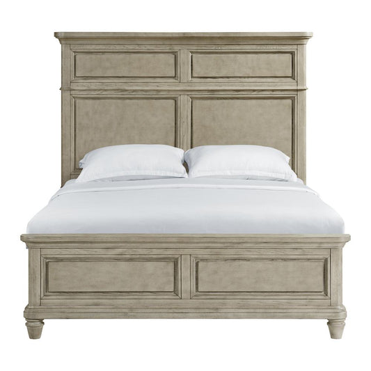 Picket House Furnishings - Emiko Queen Panel Bed in Light Grey - B-11360-3-QB veiw 2
