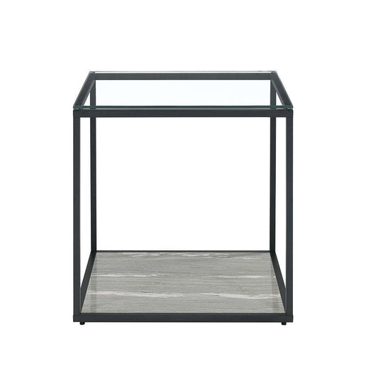 Picket House Furnishings - Finney End Table in Grey - T-5050-3-ET veiw 2