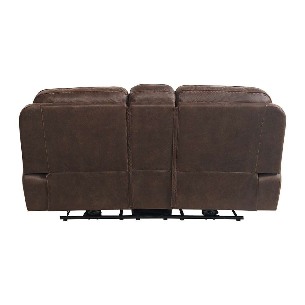 Picket House Furnishings - Grover Power Motion Loveseat with Power Headrest & Console in Heritage Coffee - U-5230-8641-285PP veiw 3