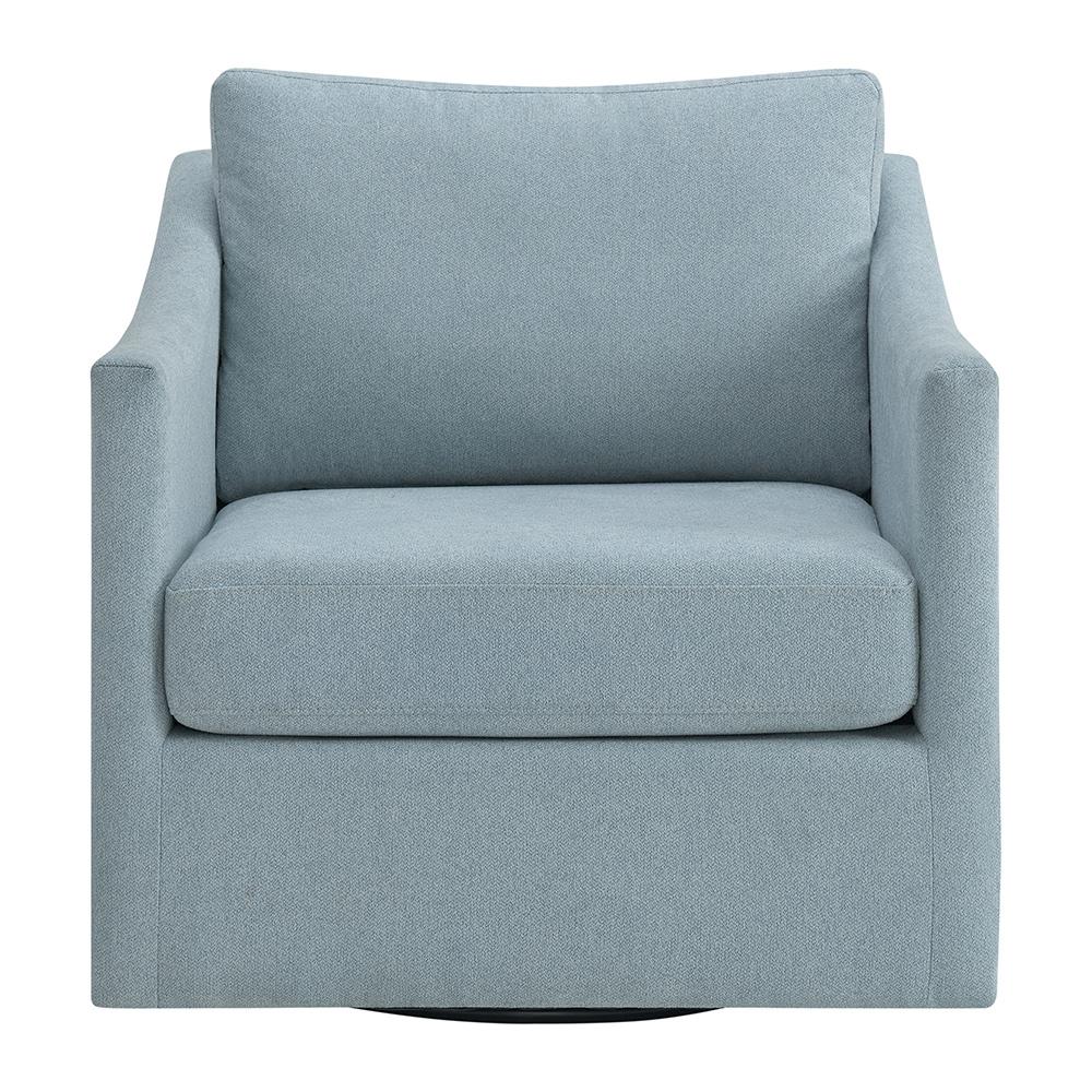 Picket House Furnishings - Hannah Swivel Chair in Freya Light Blue - U-8570-9462-101 veiw 2