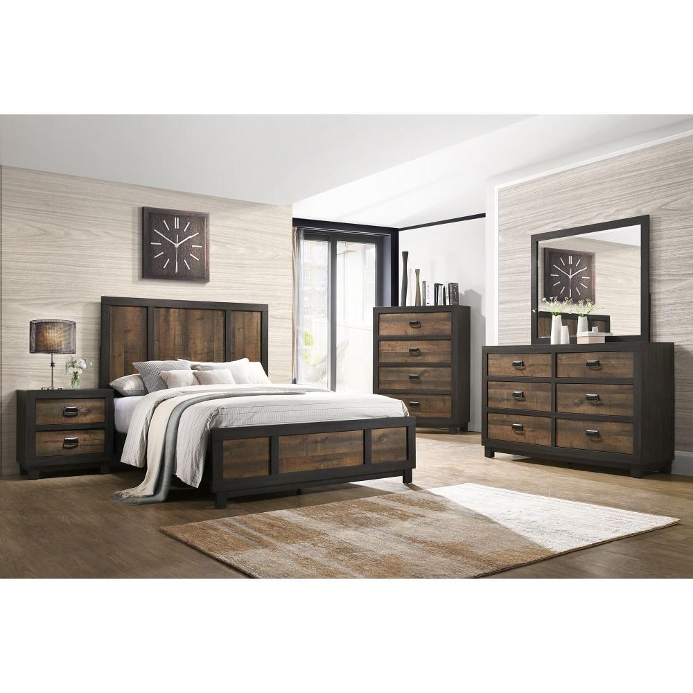 Picket House Furnishings - Harrison Full Panel 6pc Bedroom Set In Walnut - HG100FB6PC veiw 10