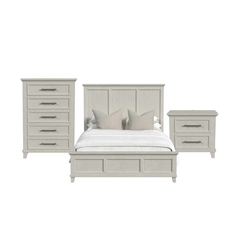 Picket House Furnishings - Henrik Queen Panel 3PC Bedroom Set in Ivory - B-13030-7-QB-3PC view 1