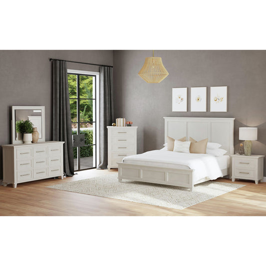 Picket House Furnishings - Henrik Queen Panel Bed in Ivory - B-13030-7-QB view 2
