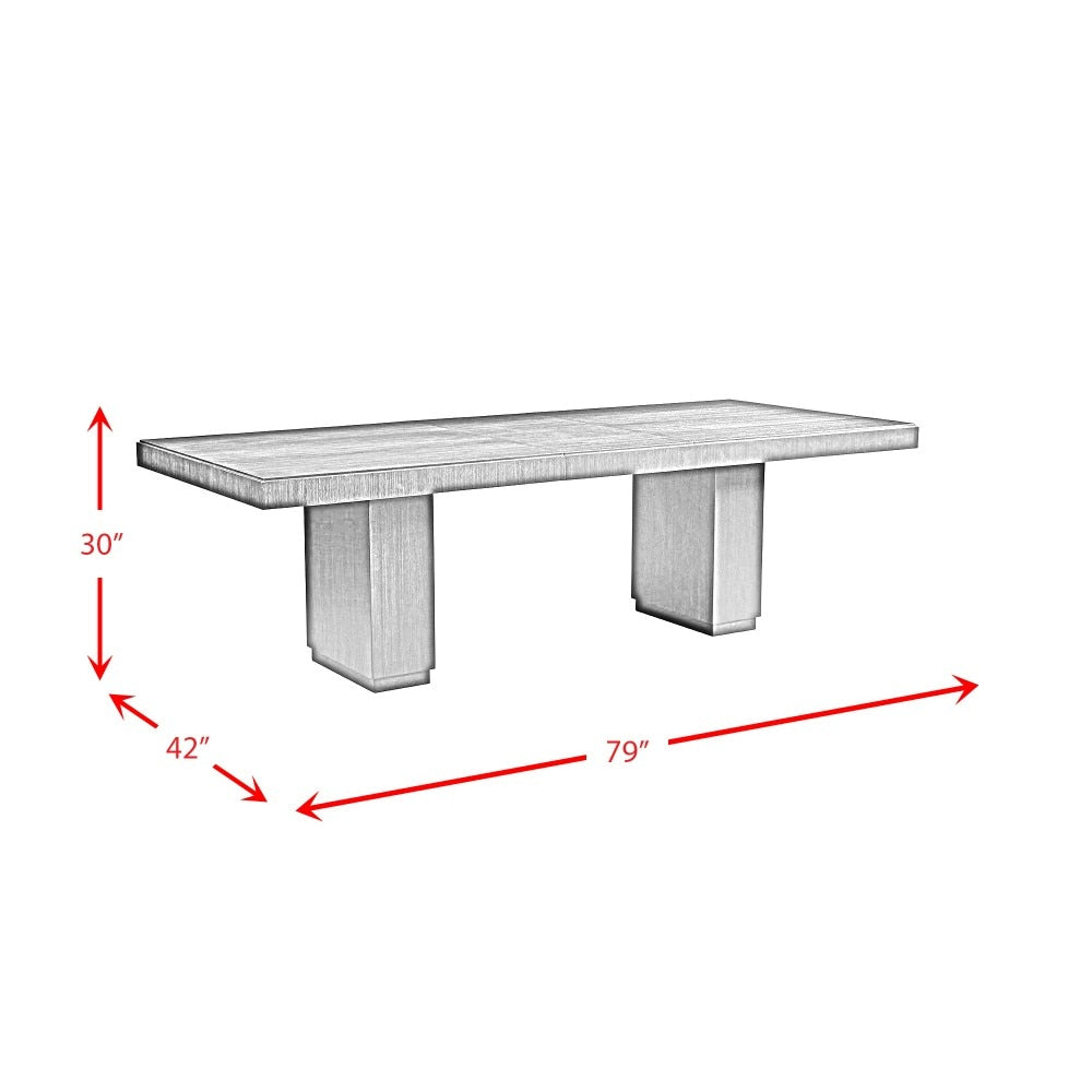 Picket House Furnishings - Holden Rectangular Standard Height Dining Table in Black - DDV100DT veiw 9