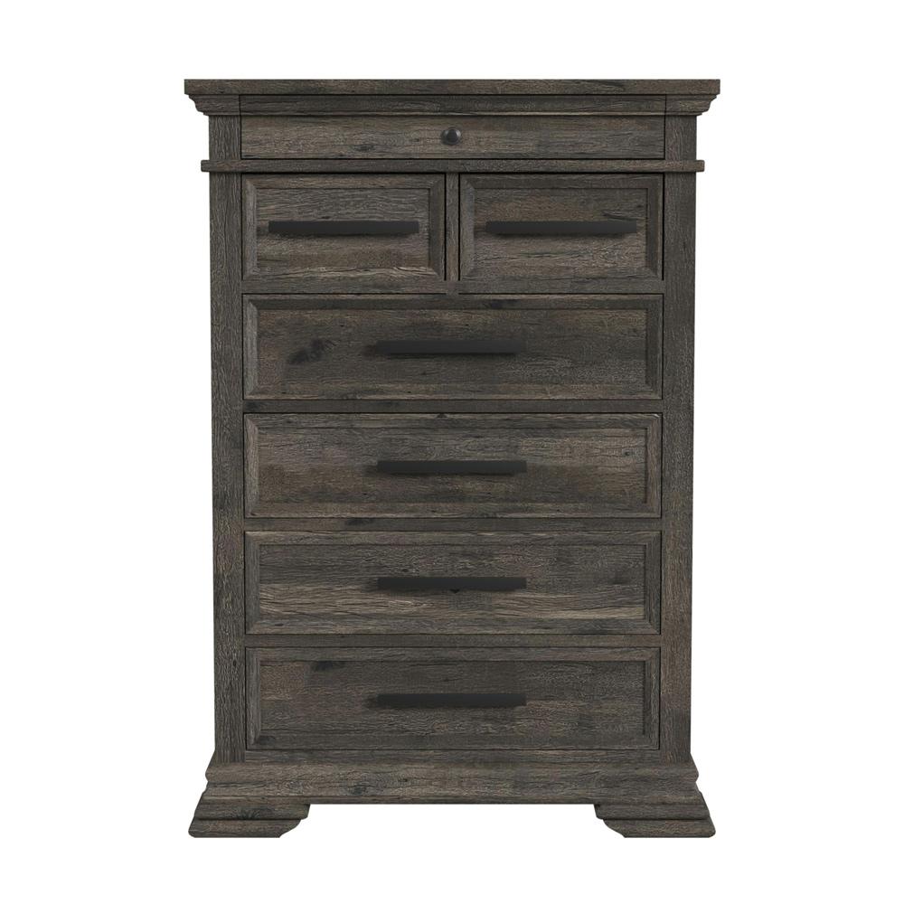Picket House Furnishings - Hyde 6-Drawer Chest in Charcoal - B-13130-8-CH veiw 2