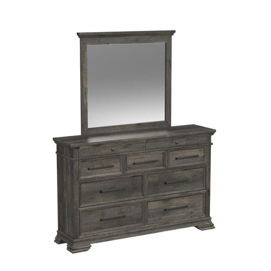 Picket House Furnishings - Hyde Full Sleigh Storage 5PC Bedroom Set in Charcoal - B-13130-8-FSLB-5PC veiw 2