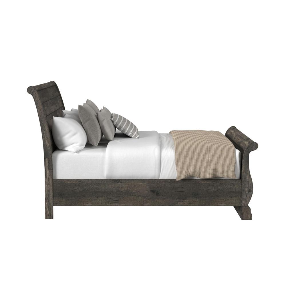 Picket House Furnishings - Hyde Full Sleigh Storage Bed in Charcoal - B-13130-8-FSLB veiw 3