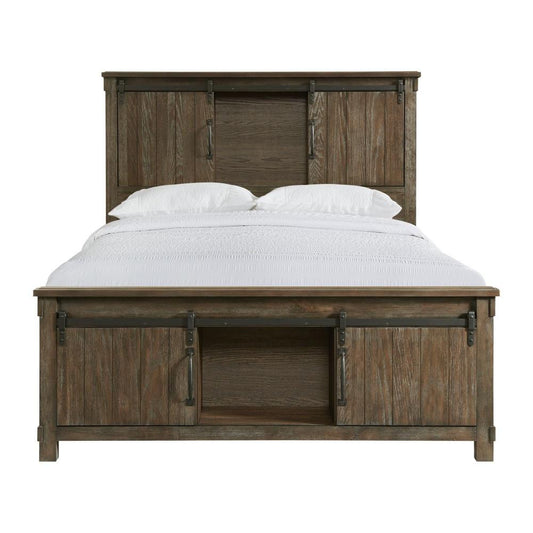 Picket House Furnishings - Jack King Platform Storage 6PC Bedroom Set in Walnut - SC370KB6PC veiw 2