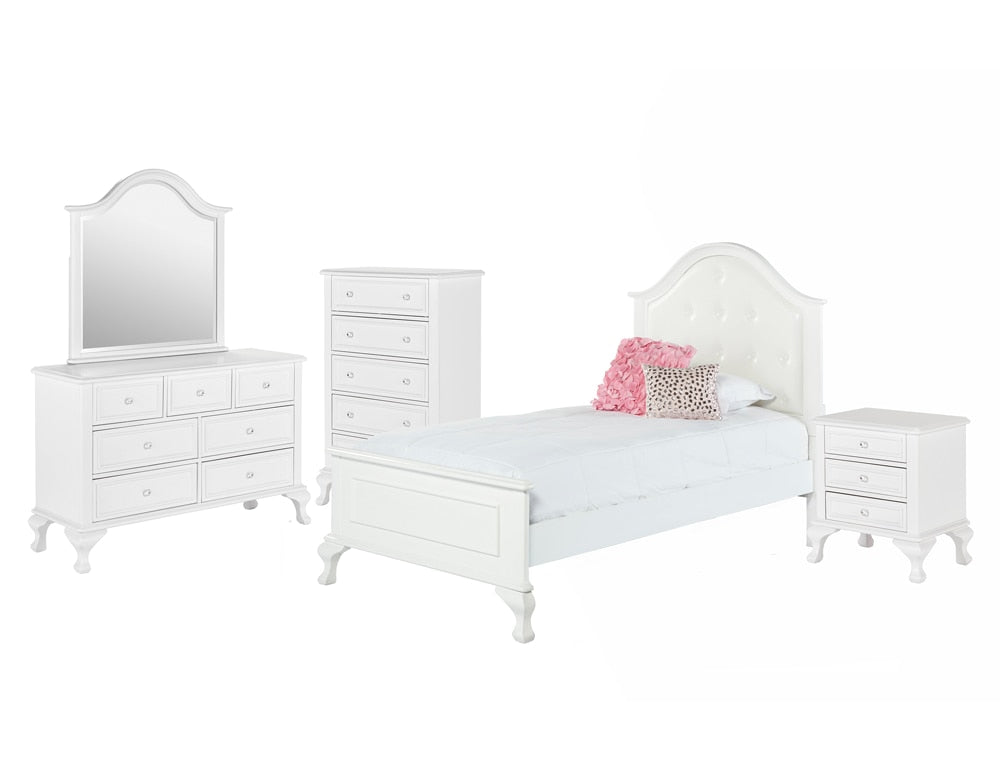 Picket House Furnishings - Jenna Twin Bed 5 PC Set - JS700T5PC veiw 1