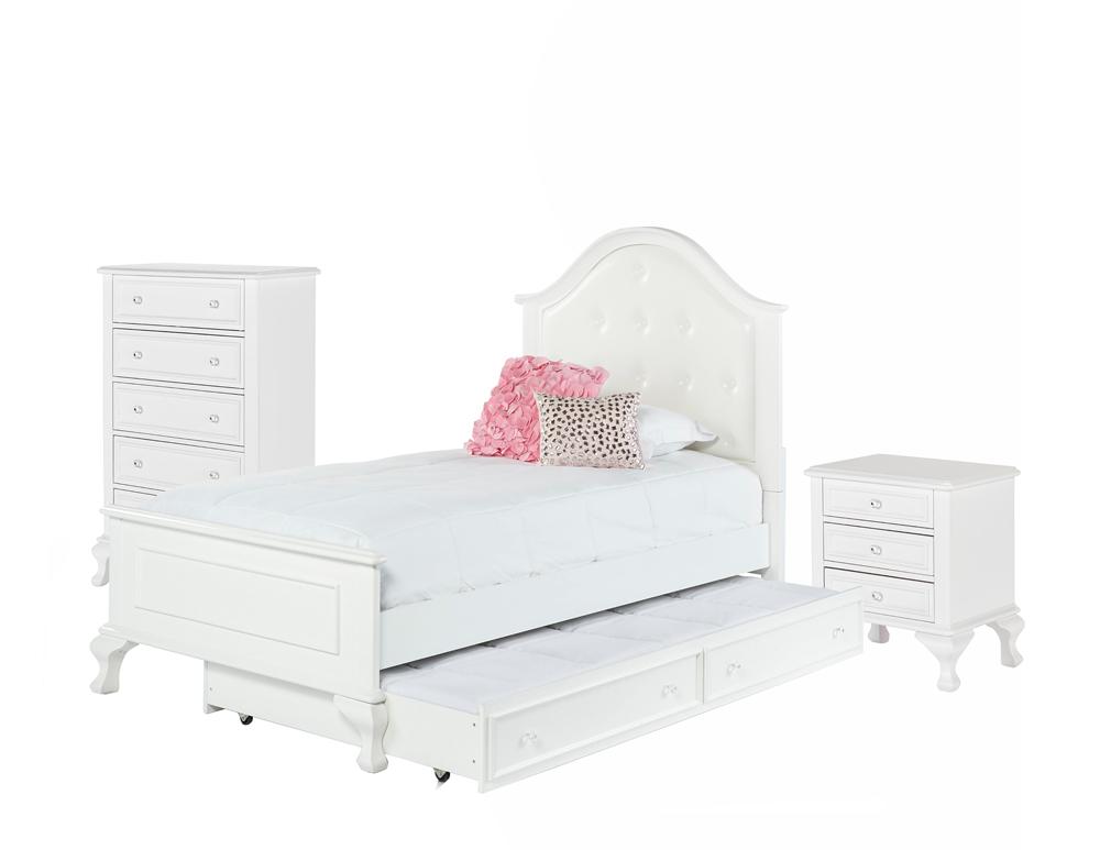 Picket House Furnishings - Jenna Twin Bed with Trundle 3 PC Set - JS700TT3PC veiw 1