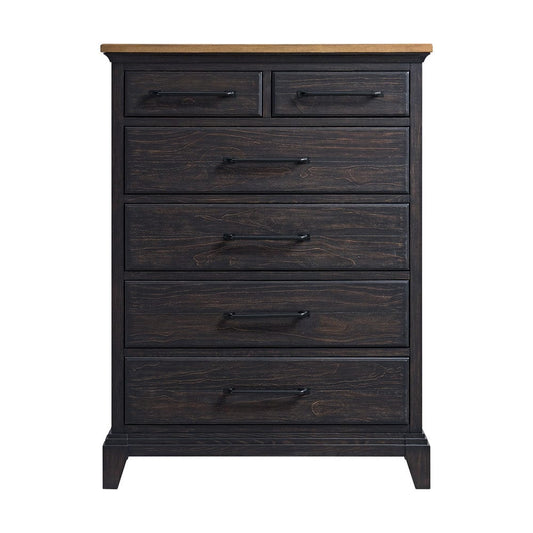 Picket House Furnishings - Johnshaven Chest in Espresso & Brown - B-16670-5-CH view 2
